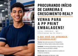 PP Print Embalagens abre inscrições para Programa de Desenvolvimento em Carreira Gráfica PP print embalagens programa de desenvolvimento de carreira gráfica