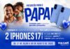 Shopping de Varginha sorteia dois iPhones 17 em campanha de Dia dos Pais Via Café Shopping, em Varginha, lança campanha de Dia dos Pais com sorteio de dois iPhones 17. A cada R$ 350 em compras, clientes concorrem aos prêmios.