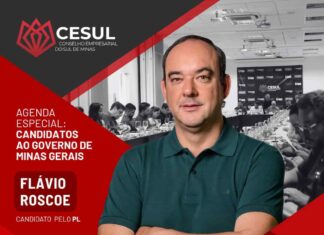 CESUL recebe candidato Flávio Roscoe para debate sobre desenvolvimento de Minas em Varginha Flávio Roscoe