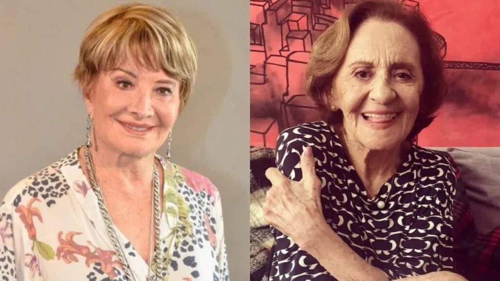 Glória Menezes e Laura Cardoso dividiram trabalhos na TV em diferentes momentos da carreira. Imagem: Reprodução/Instagram. Fonte: Uol