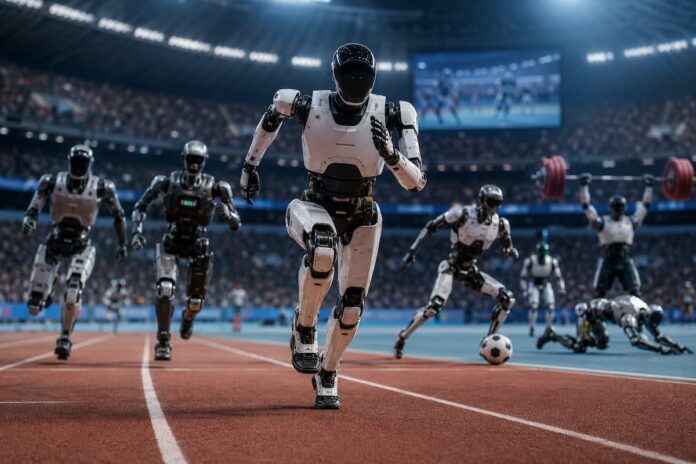 Robôs humanoides participam de competição nos Jogos Mundiais de Robôs Humanoides