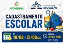 Começa o cadastramento escolar para o ano letivo de 2027 em Varginha