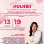 Câmara Mulher debate sobrecarga feminina e os desafios da mulher moderna nesta quinta-feira em Varginha Câmara Mulher debate a sobrecarga feminina e os desafios da mulher moderna nesta quinta-feira (13), às 19h, em Varginha. Evento é gratuito.