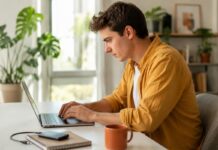 Por que as regras para regularizar veículos variam entre os estados? homem-computador-trabalhando empreendedor