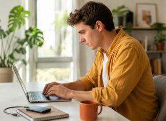 Por que as regras para regularizar veículos variam entre os estados? homem-computador-trabalhando empreendedor