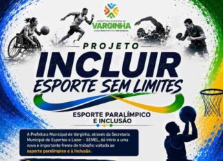 Projeto Incluir amplia acesso ao esporte paralímpico para pessoas com deficiência em Varginha Varginha inicia o Projeto Incluir – Esporte Sem Limites, iniciativa da SEMEL voltada ao esporte paralímpico e à inclusão de pessoas com deficiência.