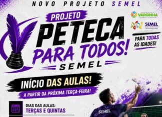 Projeto Peteca para Todos oferece aulas gratuitas em Varginha Projeto Peteca para Todos oferece aulas gratuitas em Varginha