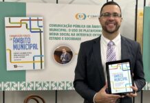 Livro sobre Comunicação Pública municipal, resultado de dissertação da UNIFAL-MG, é lançado em Brasília Agnaldo Montesso apresenta o livro sobre Comunicação Pública municipal, resultado de pesquisa desenvolvida no mestrado da UNIFAL-MG, campus Varginha