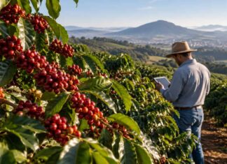 Varginha recebe lançamento de pesquisa inédita sobre safra de café em Minas café produtor pesquisa cafezal