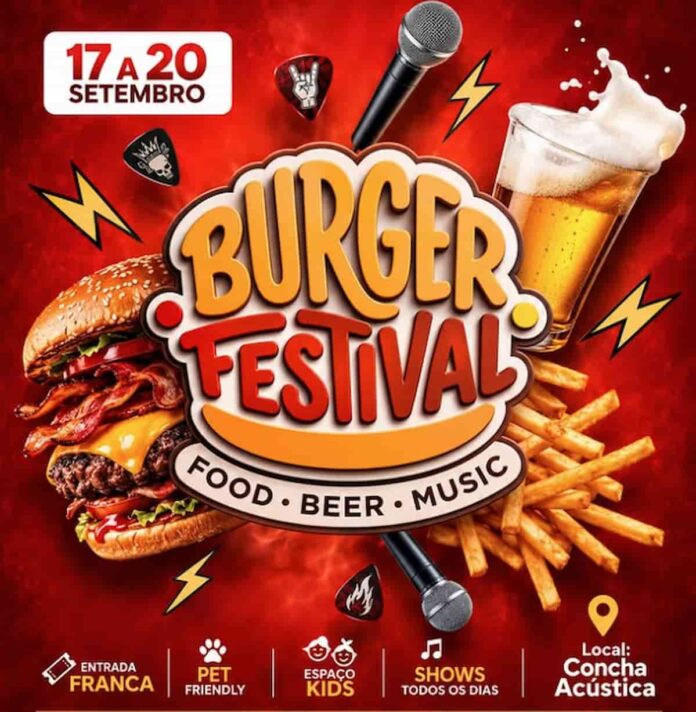 burger-festival-varginha Burger Festival Varginha acontece de 17 a 20 de setembro na Concha Acústica, com entrada gratuita, gastronomia e shows ao vivo
