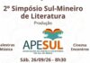 APESUL realiza 2º Simpósio Sul-Mineiro de Literatura em Varginha no dia 26 de setembro 2º Simpósio Sul-Mineiro de Literatura promovido pela APESUL em Varginha