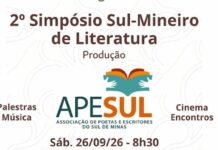 APESUL realiza 2º Simpósio Sul-Mineiro de Literatura em Varginha no dia 26 de setembro 2º Simpósio Sul-Mineiro de Literatura promovido pela APESUL em Varginha