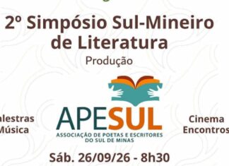 APESUL realiza 2º Simpósio Sul-Mineiro de Literatura em Varginha no dia 26 de setembro 2º Simpósio Sul-Mineiro de Literatura promovido pela APESUL em Varginha