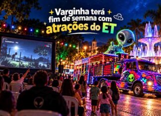 Dia das Crianças em Varginha terá passeio gratuito na Carreta do ET e cinema ao ar livre neste sábado Atrações dia das crianças et de varginha