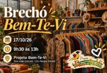 Projeto Bem-Te-Vi realiza brechó beneficente em Varginha neste sábado (17) Brechó projeto bem-te-vi