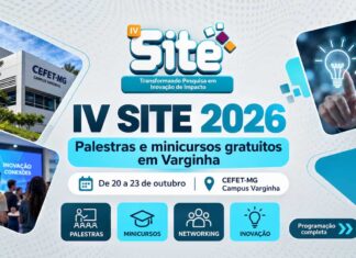 SITE 2026: CEFET-MG oferece palestras e minicursos gratuitos de tecnologia em Varginha; inscrições abertas SITE 2026 CEFET-MG Varginha
