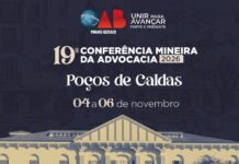 19ª Conferência Mineira da Advocacia debate futuro da profissão, tecnologia e democracia em Poços de Caldas