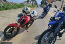 GCM apreende motocicleta conduzida por jovem sem CNH em Varginha motocicleta removida em Varginha