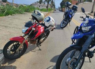 GCM apreende motocicleta conduzida por jovem sem CNH em Varginha motocicleta removida em Varginha
