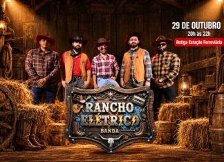 5ª da Boa Música recebe Rancho Elétrico com sucessos do country e do rock nesta semana Rancho Elétrico faz show gratuito em Varginha nesta quinta (29)